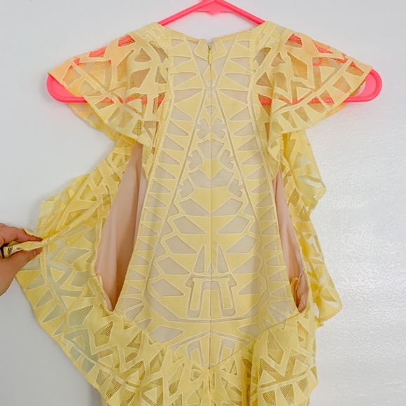 BCBG Jenni Ruffle Racerback Dress - Picture 3 of 7